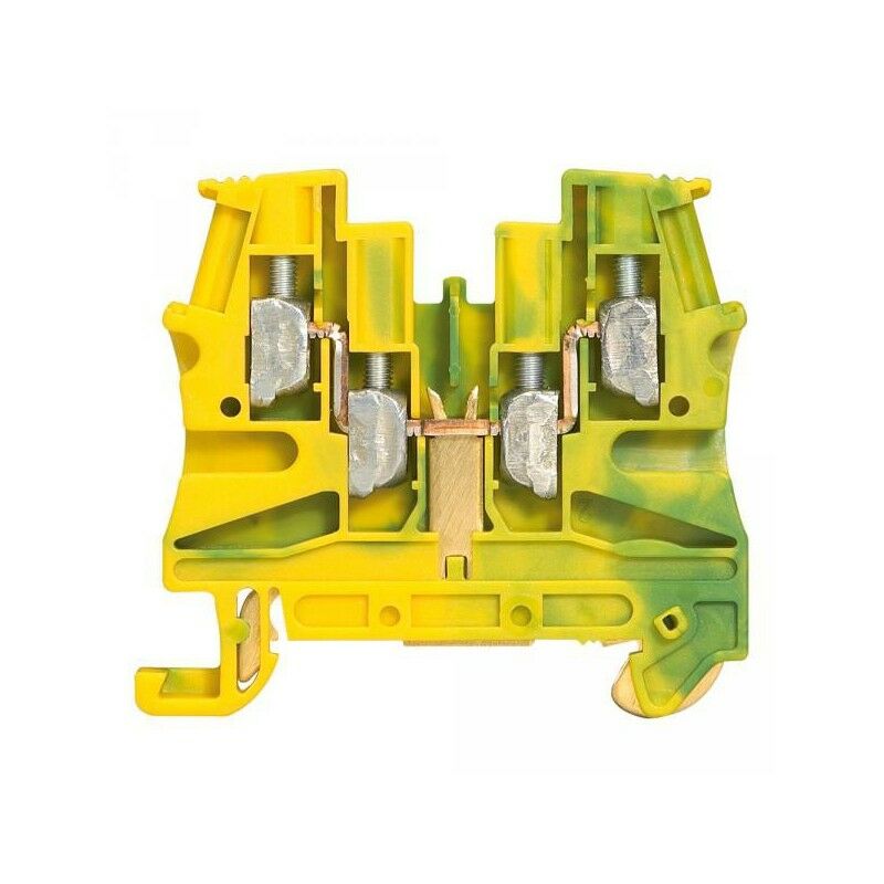 

037 179 - bloque de terminales de tornillo de Viking 3 - 1 anillo - 2/2 out - verde / amarillo - no 6 - Legrand