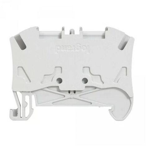 Legrand 037262 - Bloc de jonction Viking 3 à ressort - 1 jonc/2 conduct - 1entr/1sortie - gris - pas 8