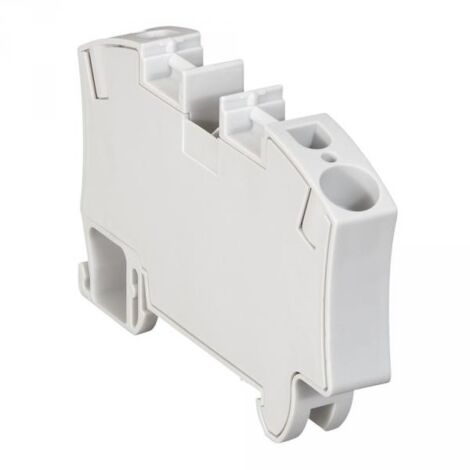 Legrand 037263 – Viking 3 Federklemmenblock – 1 Schnappverschluss/2 Leiter – 1 Eingang/1 Ausgang – grau – Rastermaß 10
