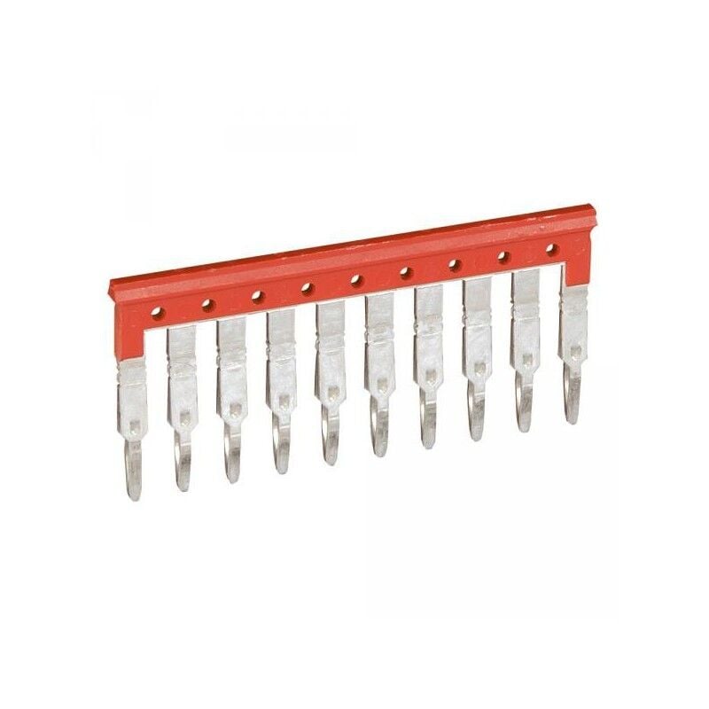 037504 Connection comb 10 Viking terminal blocks 3 screws and spring - 6 mm pitch - Legrand