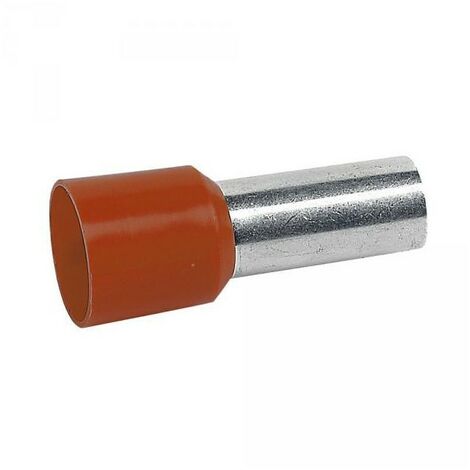 Legrand 037669 Virola Starfix (x100) - para conductores de sección 10 mm≤ - marrón