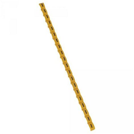 Legrand 038418 Repère Duplix lettre "I" jaune (600pcs) - code couleur international