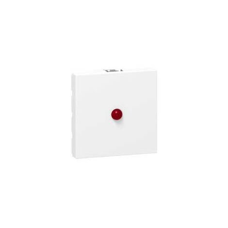Legrand 040658 Indicateur d'action Mosaic pour détecteurs alarme type 1 - 2mod Blanc