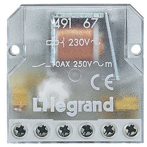 Legrand 049167 Telecontatto 2P - 10 AX - 250 V - intensità assorbita 0,04 A