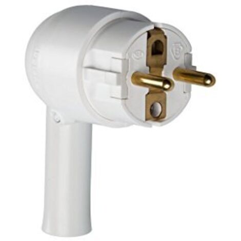 Legrand 050175 Spina 2p+t - 16 a - plastica - estrazione facilitata - uscita laterale - bianco