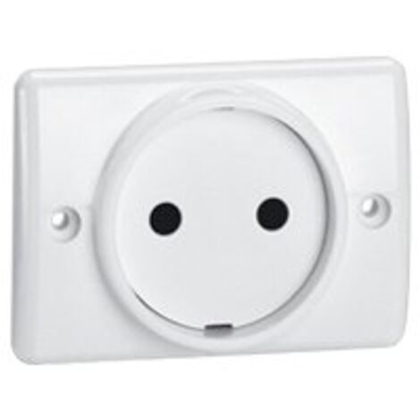 Legrand 050806 - Toma de EMPOTRAR para RODAPIÉ - 2P - 16 A - 250 V - BLANCO