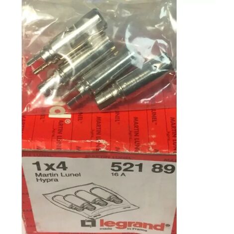 Legrand 052189 - Martin Lunel Hypra - Morsettiere in scatola di plastica 4 x 16A