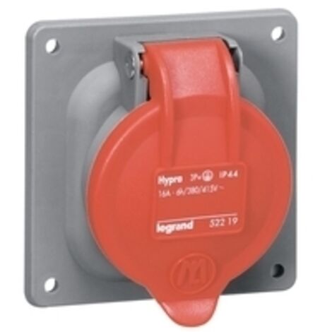 Legrand 052920 Hypra feste einheitliche Achsabstandssteckdose 32A 380V 3P+N+E