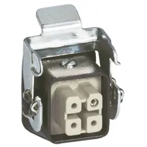 Legrand 053151 Connect multipôles Hypra - 10 A - 400 V - 4P+T - embase femelle encastrée - métal