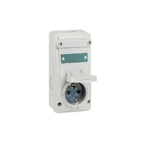 Legrand 053912 - Combiné avec coupe circuit ML - IP44 - 16A - 250/250V - 2PT - Plast