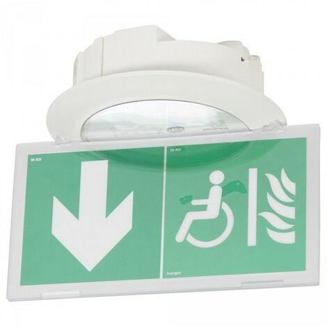 Legrand 062554 Baes d'évacuation encastré leds 45lm - 1h