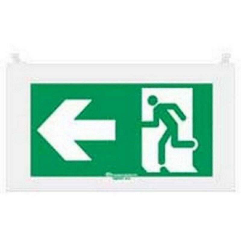 Image of Legrand - 062582 - arcor regulatory signaling plate - picto left o exit