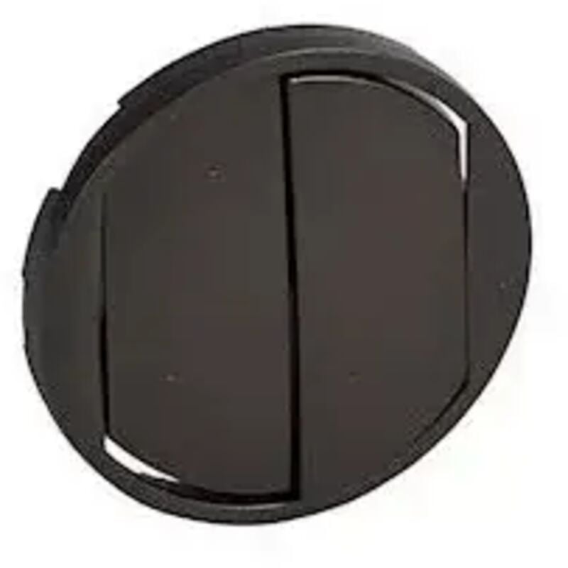 Legrand - 064901 Enjoliveur double va-et-vient poussoir Céliane graphite