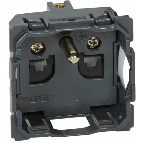 LEGRAND 067113 TOMA DE CORRIENTE ESTANDAR CON TERMINALES DE TORNILLO, 16A, 250V, 2P+T