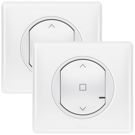Legrand 067636 Einbaufertig Céliane Rollladen weiß mit Funksteuerung Netatmo
