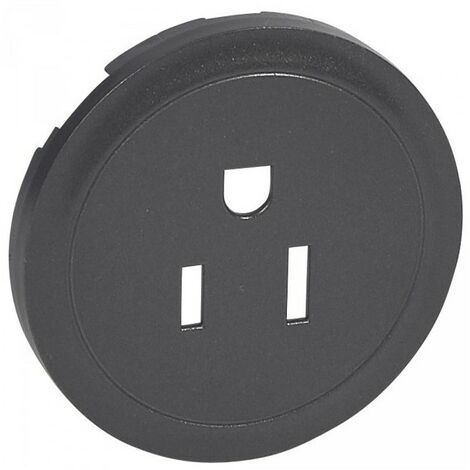 Legrand 067967 Enjoliveur prise 2P+T Céliane Graphite US