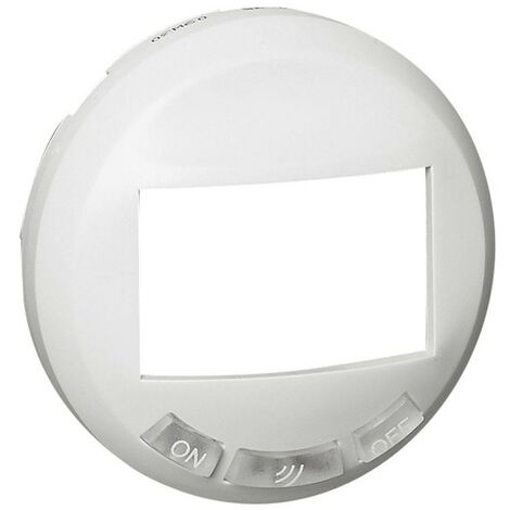 Legrand 068035 - Enjoliveur Céliane - inter automatique avec marche/arrêt et CPL - blanc