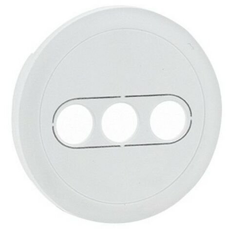 Legrand 068213 - Coprimozzo C…LIANE - TRIPLA presa AUDIO/VIDEO - BIANCO