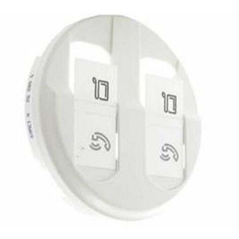 Legrand 068252 - Radkappe Céliane - RJ-45-Doppelbuchse - Weiß