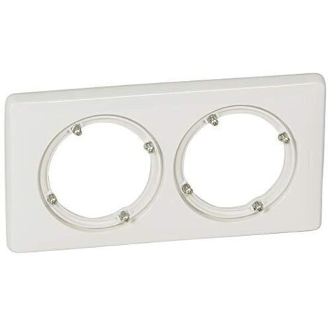 LEGRAND 069072 PLACCA C LIANE IP44 2 POSTI, BIANCO