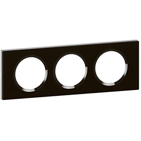 Legrand 069303 Piatto 3P Vetro grafite les Matières Céliane interasse 71mm
