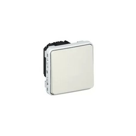 Legrand 069631 - Pulsador NO+NC modular plexo prog Blanco - 10A