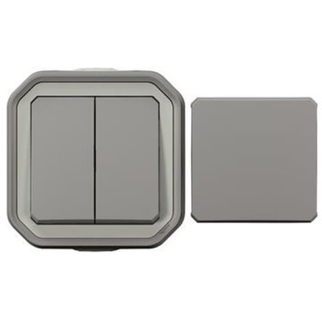 Legrand 069719L Plexo New FRAP Wasserdichter Schalter Grau
