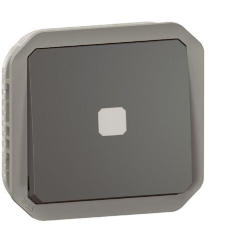 Legrand 069804L Interrupteur temporisé lumineux Plexo composable anthracite