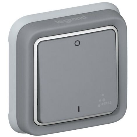 Legrand 069926 Interrupteur bipolaire gris compo inter bipo. gris compo