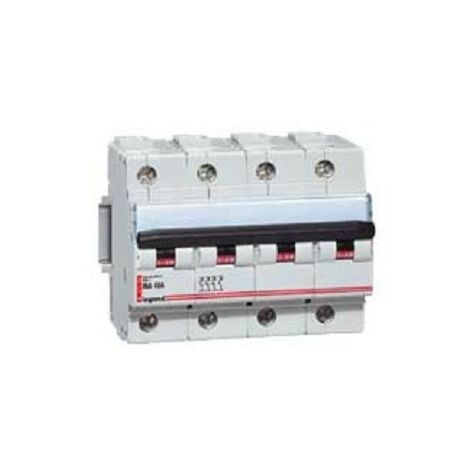 Legrand 07158 Disjoncteurmagnétique seul DX-MA 25 kA - Lexic - 4P/10A