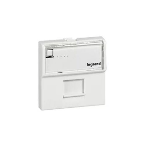 Legrand 074344 Prise RJ45 cat.4 Mosaic RNIS/ISDN - 8 contacts - 2 Modules