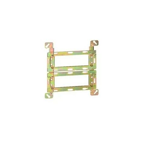 Legrand 074825 - Support à vis Ancien Mosaic - pour montage horizontal - 2x6 Modules