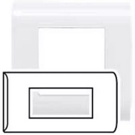 Piastra Legrand 078814L di versione bianca orizzontale per 4 moduli