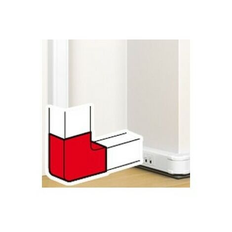 Legrand 075642 Angle plat 90° - pour goulotte à clippage direct Mosaic - 50x105