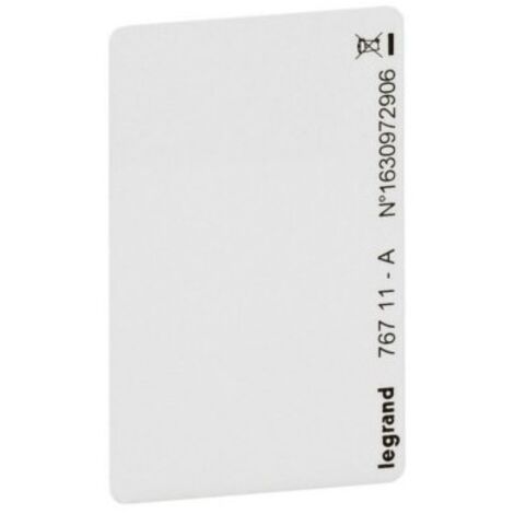 Legrand 076711 Badge format ISO - Sans contact - Mifare - Lecteur à badge - 13,56MHz