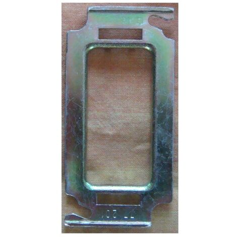Legrand 077201 - Mosaic 50 - Plaque 1 Module - Métal