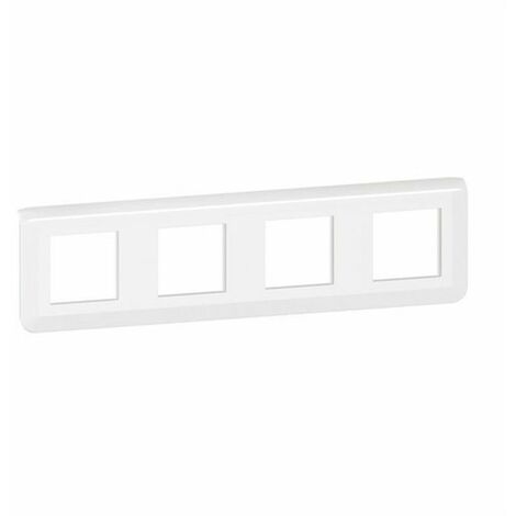 LEGRAND 078808L  Plaque mosaïque 4x2 modules horizontaux, blanc