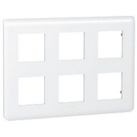 Legrand 078832 - Mosaikplatte - 2x3x2 Module - weiß