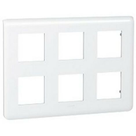 Legrand 078832 - Placa mosaico - Módulos 2x3x2 blanco