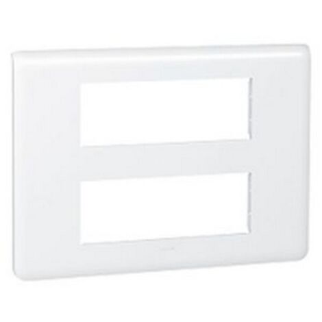 Legrand 078836 - Mosaikplatte - 2x6 Module - weiß