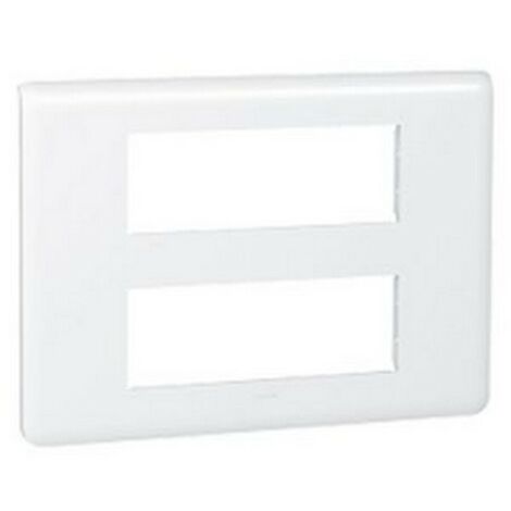 Legrand 078836 - Piatto mosaico - Moduli 2x6 - bianco
