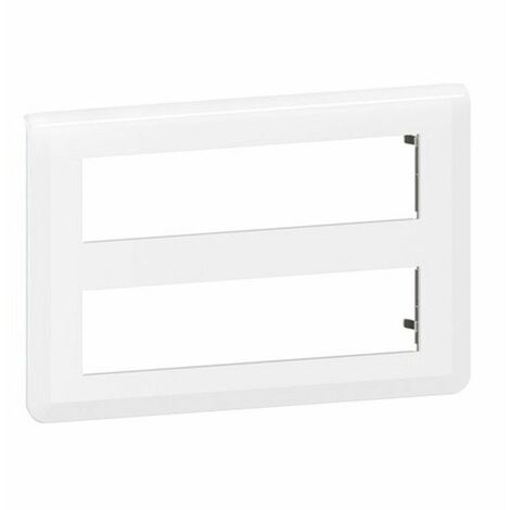 LEGRAND 078837L 2x8 Module Mosaik-Abdeckplatte, weiß