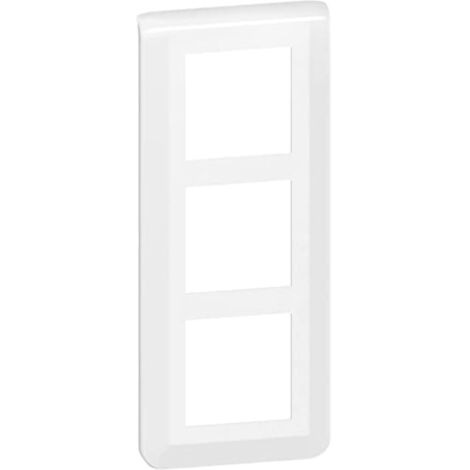 Legrand 078856 - Plaque spéciale rénovation Mosaic - 3X2 modules - Vertical - Blanc