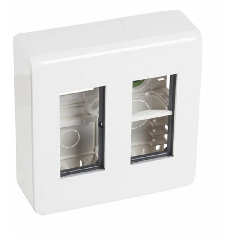 078882L Boîte poste de travail en saillie Mosaic pour modules 2x4, blanc - Legrand