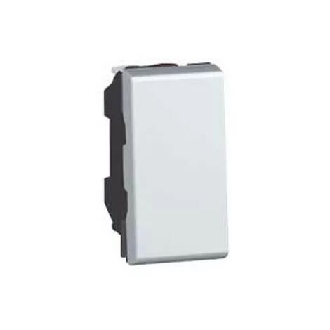 Legrand 079201 - Deviatore Prog Mosaic - 1 mod - 10 AX - alluminio