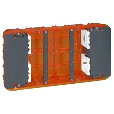 Legrand 080195 Batibox Multimedia-Box 2 x 5 Module Maxi - 285 x 142 mm