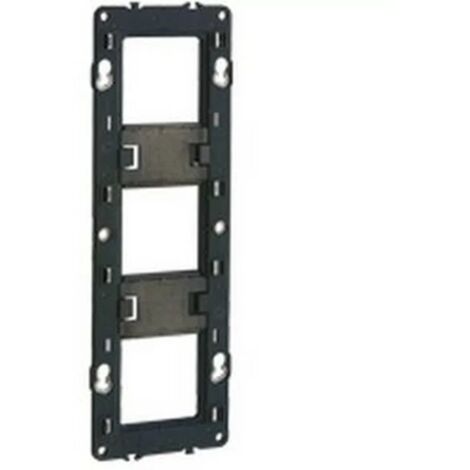 Schneider Electric - NU7002C - Unica - support de fixation 2 modules avec protection de chantier - zamac