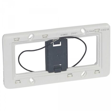 Legrand 080258 Batibox Mosaik 2P 4mod horizontale Lichthalterung