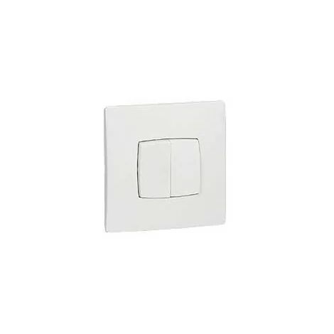 Legrand 080602 Deviatore doppio 10AX 250V - Nettuno - Bianco