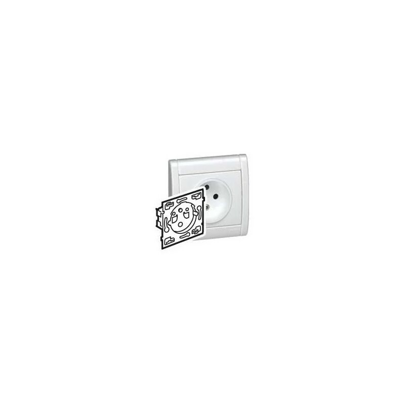 Legrand - 084200 Prise de courant 2P Sagane - 16 a - 250 v